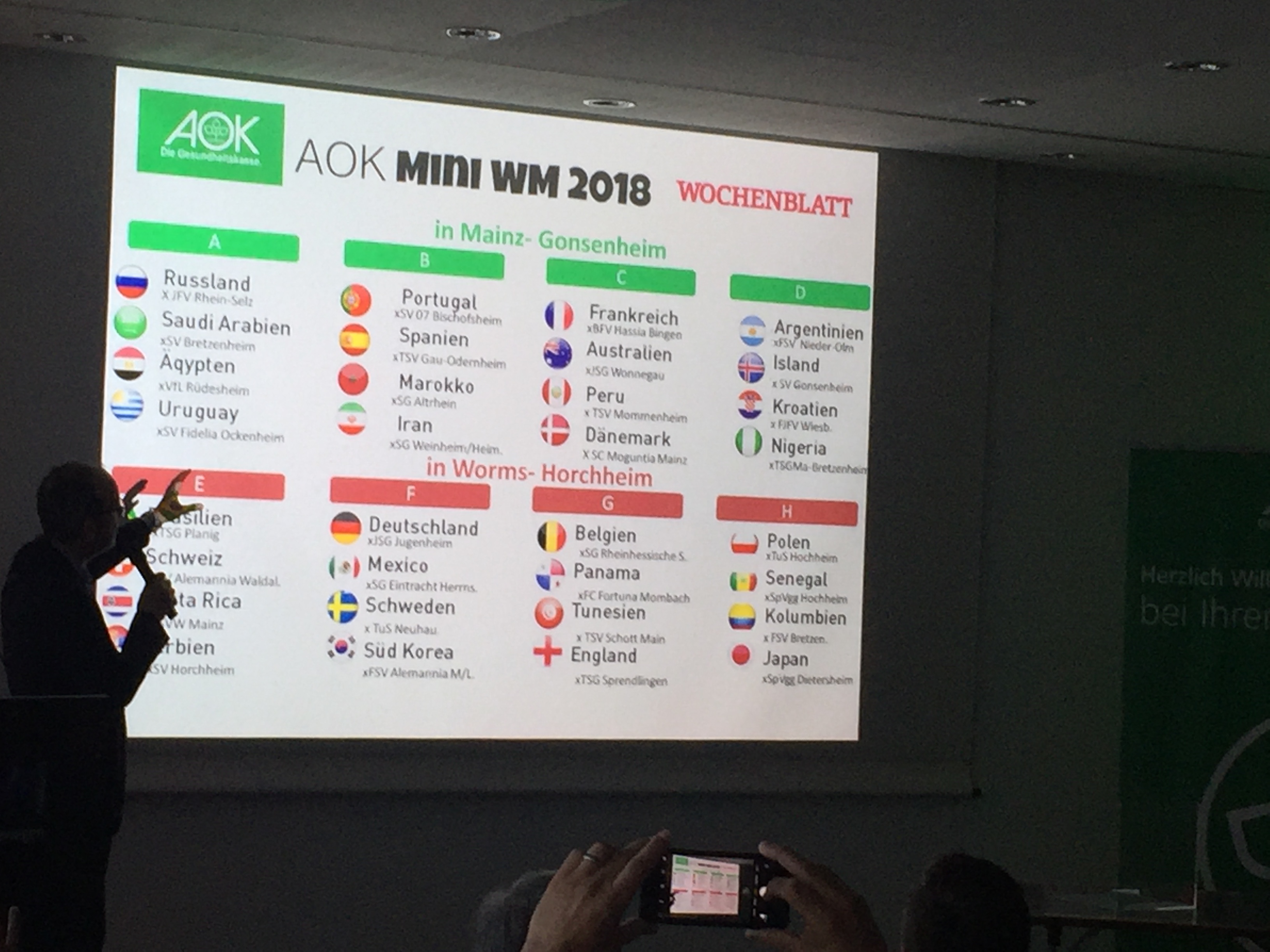 Unsere E-Jugend ist bei der AOK-Mini-WM 2018 dabei! (Update & Spielplan)